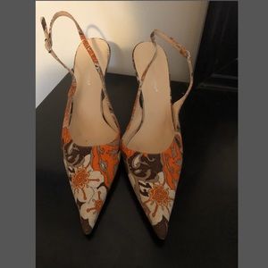 Dolce & Gabbana floral sling backs